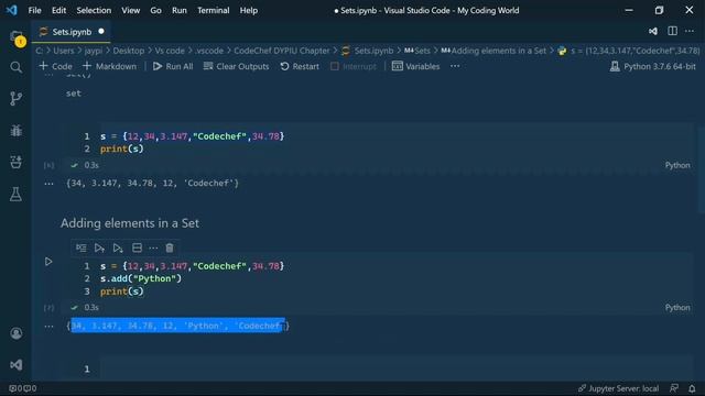 Sets in Python смотреть онлайн