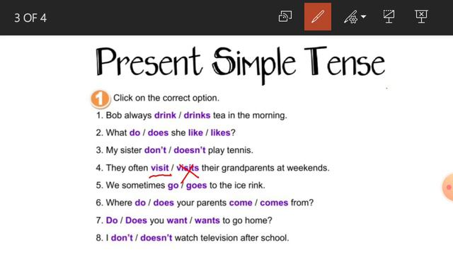 Present simple tenses ກະລະປັດຈຸບັນທຳມະດາ смотреть онлайн