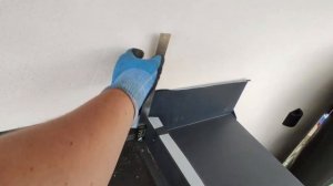 Углубленный надстенный желоб на фальцевой кровле! Строим мастерскую.