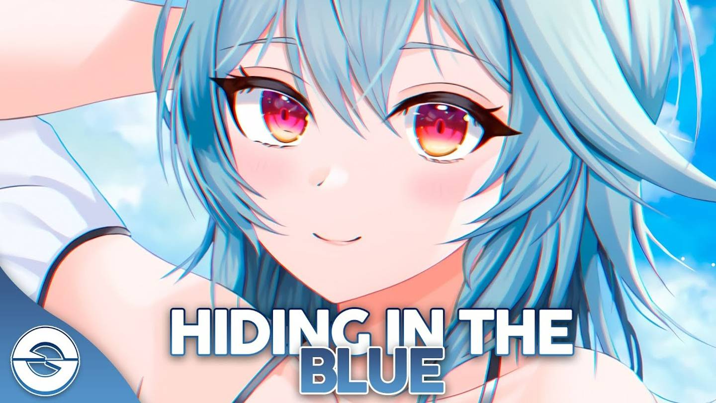 Nightcore - Hiding In The Blue (TheFatRat & RIELL) - (Lyrics). текст смотреть онлайн