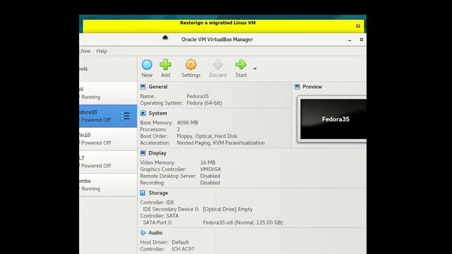 Network settings on a Migrated Linux Virtual Machine using Oracle VirtualBox. смотреть онлайн