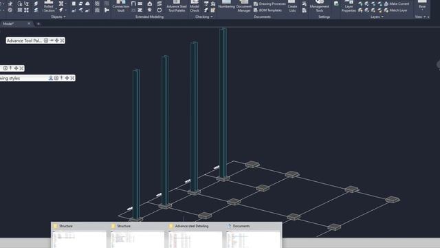 Part-02- Advance Steel Tutorial - Modeling of Columns смотреть онлайн