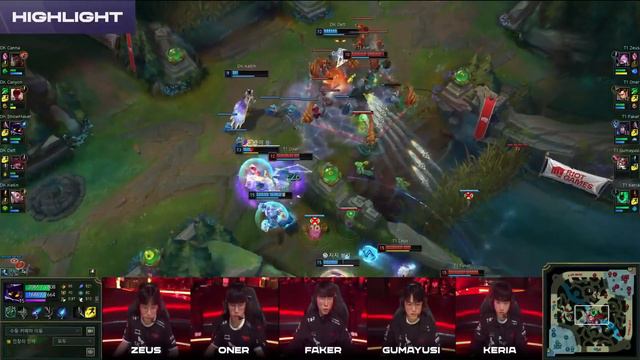 LCK - T1 vs DK Insane TEAMFIGHT - League of Legends смотреть онлайн