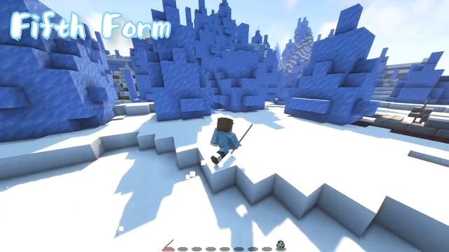 SECRET ICE BREATHING NICHIRIN BLADE IN MINECRAFT DEMON SLAYER! смотреть онлайн