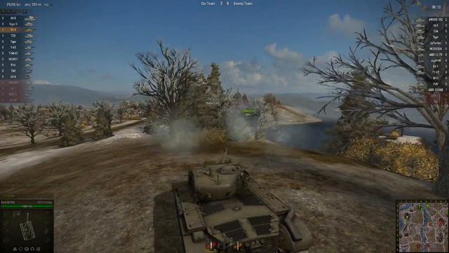World of Tanks M26 Pershing Gameplay #5 смотреть онлайн