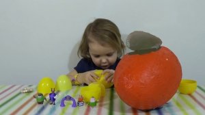 Университет Монстров яйцо сюрприз открываем игрушки Giant huge egg surprise Mons