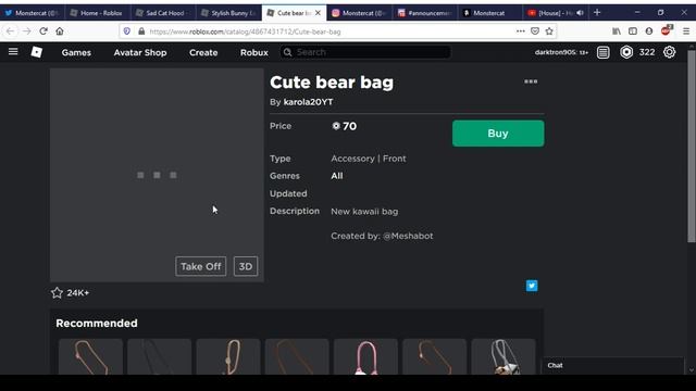 Sad Cat Hood & Stylish Bunny Ears | Roblox смотреть онлайн