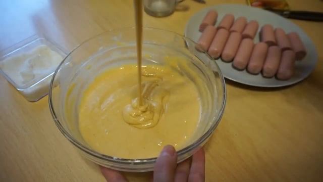 Домашние Корн Доги. Сосиски в тесте! Идеально!!! смотреть онлайн