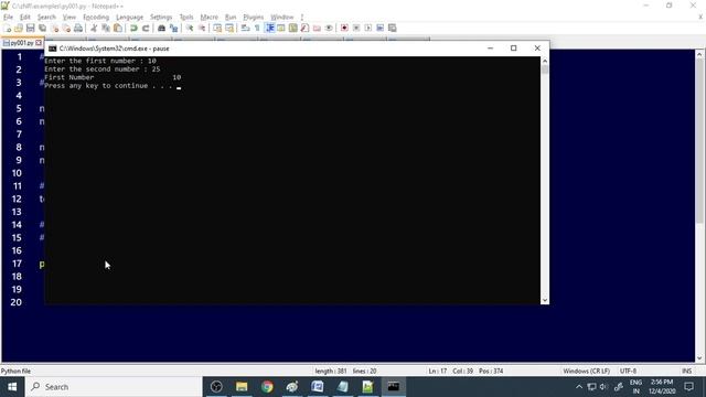 Python First Program - Adding two numbers | Learn Python | Python tutorial with examples | Highbli смотреть онлайн