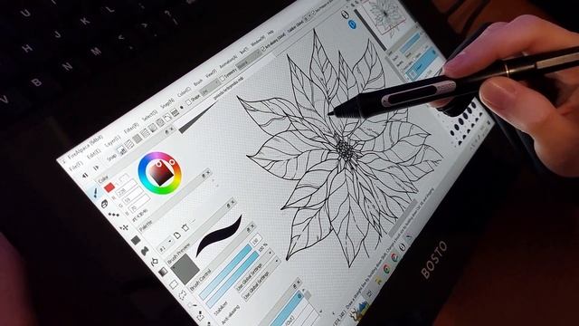 Grafika Komputerowa 14 - Recenzja Tabletu Graficznego Marki Bosto BT-12HD-A - Turdus Concept