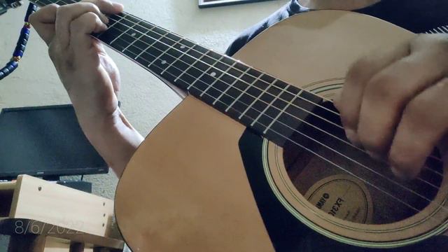 Today is mine tomorrow may not come|Hymnal @ Acoustic guitar solo| Self taught musician 🎸🎸 смотреть онлайн