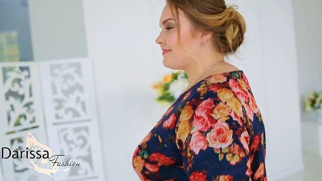 ПЛАТЬЕ "ЭЛЬФА" | darissa-fashion | Большие размеры смотреть онлайн