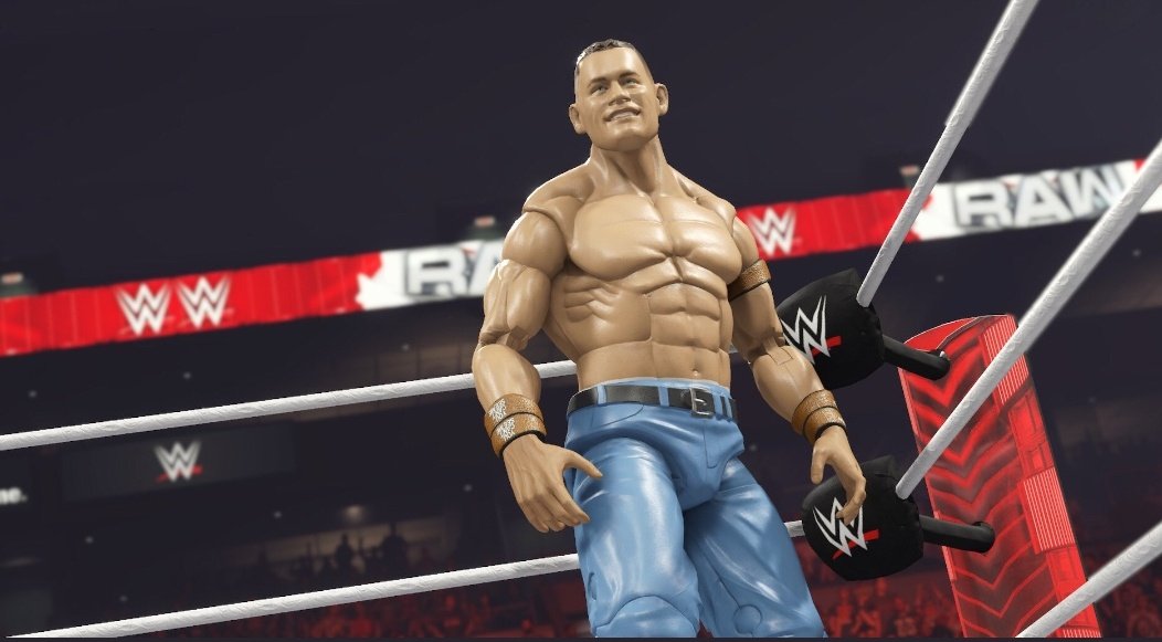 WWE 2K23 Toy John Cena #Shorts #WWE2K23 #WWE #JohnCena #FU #Entrance #2K23 #2KGa