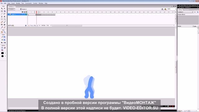 Как делать анимацию в Macromedia Flash 8 (Даблфрейминг, DoubleFrameing) смотреть онлайн