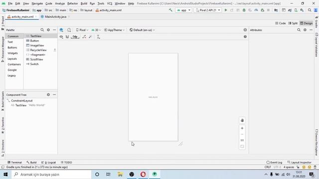 Android Studio Java - [Firebase] Veritabanı Ayarlarının Yapılması смотреть онлайн