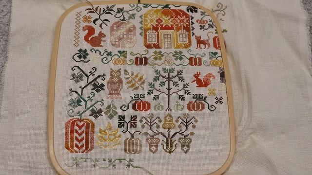 Вызов себе: успеть за 14 дней. Вышивка крестом. "Рыжая осень" от Совиного Леса смотреть онлайн