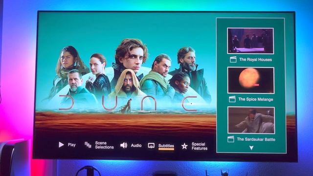 DUNE (2021) Blu-ray Movie Menu смотреть онлайн