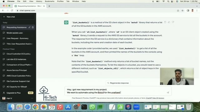 How to do Self Learning of Python Boto3 Using ChatGPT | ChatGPT смотреть онлайн