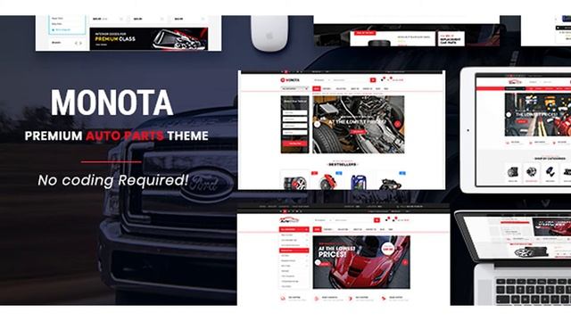 Monota - Auto Parts, Tools, Equipments and Accessories Store Opencart Theme | Themeforest Website смотреть онлайн