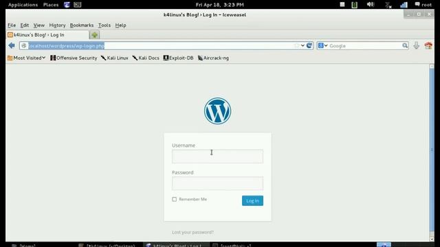How to install Wordpress on kali linux - Xampp (HD) смотреть онлайн