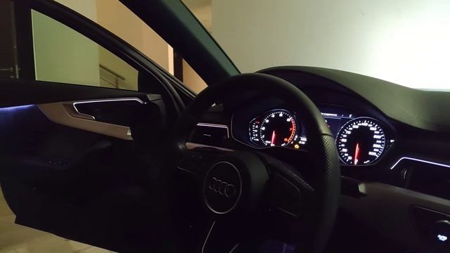 Установка контурного освещения Audi a4 b9 смотреть онлайн