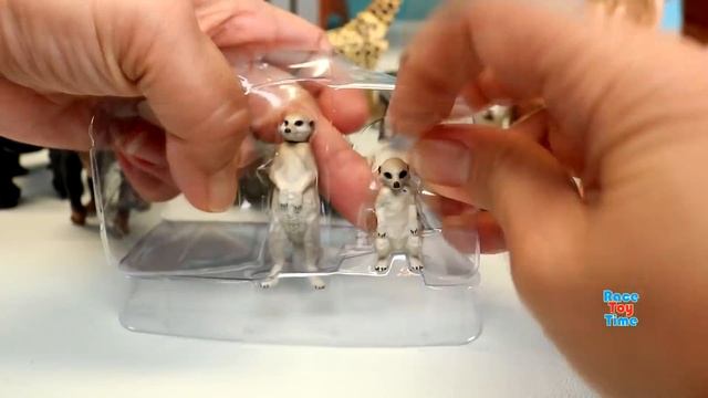 Toy Animals in Safari Treehouse Playset - Fun Learning Animal Names For Kids смотреть онлайн