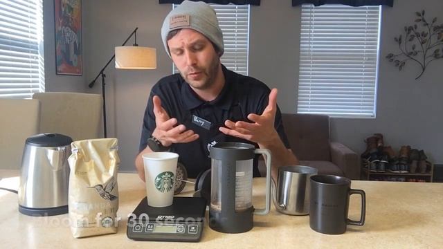 How to Brew Starbucks Coffee with a French Press смотреть онлайн