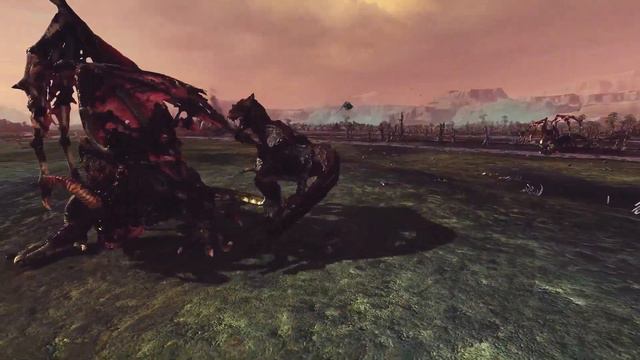 Бармазмей vs Дикий Карнозавр: Total War Warhammer 2. тесты юнитов v1.12.1. смотреть онлайн