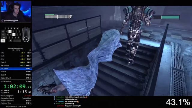 [WR] Batman: Arkham City Speedrun (NG+ 100%) in 2:03:23 смотреть онлайн