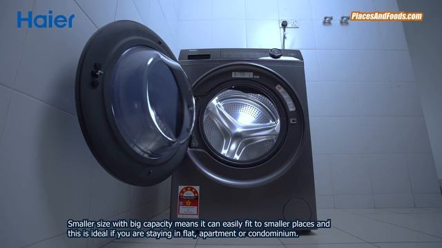 Haier 10kg washing machine with Super Drum XL смотреть онлайн