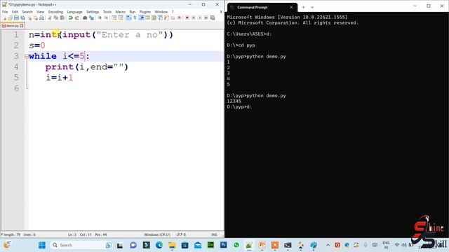while in python | while loop syntax in Python in Hindi | Tutorial for beginners | basic to advanc смотреть онлайн