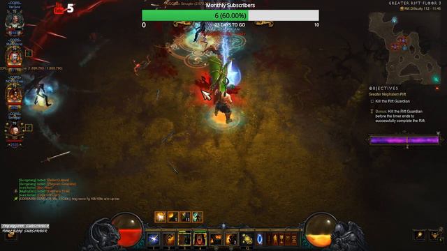 Diablo 3 RoS 110s+ Barb POV смотреть онлайн