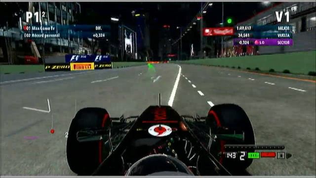 FORMULA 1 2012 Codemasters - Gameplay Singapur ( Marina Bay ) - HD 720p
