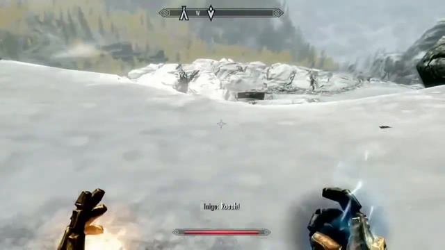Inigo versus The Ebony Warrior. Elder Scrolls V: Skyrim смотреть онлайн