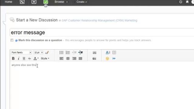 SCN Tip in a Minute - Creating a Discussion Thread смотреть онлайн