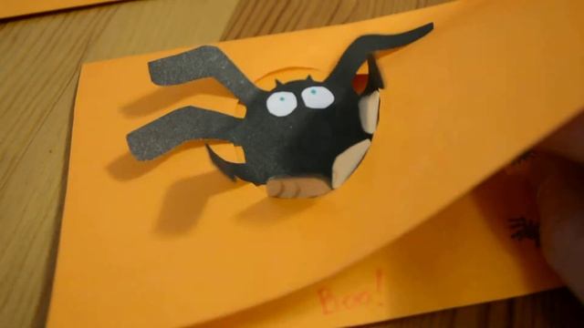 ? Подарочная открытка с окошком "Паучок" на Хэллоуин (поделки своими руками) смотреть онлайн