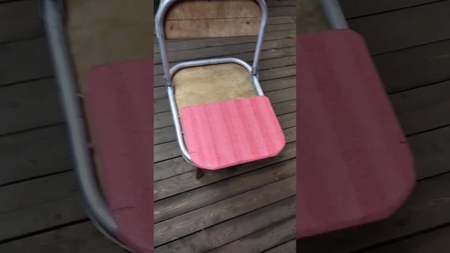 Сиденье для лодки ПВХ из старой раскладушки смотреть онлайн