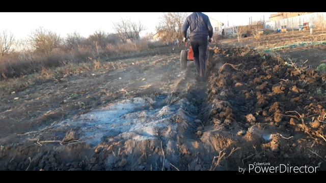 Мотоблок ока,осенняя вспашка. смотреть онлайн