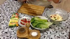 Готовим салат из листьев салата