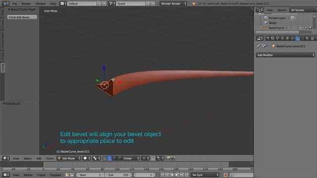 Bevel Curve Tools v0.1 - Blender Addon смотреть онлайн