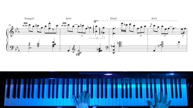 Tenderly - Cocktail Jazz Piano Arrangement With Sheet Music By Jacob Koller