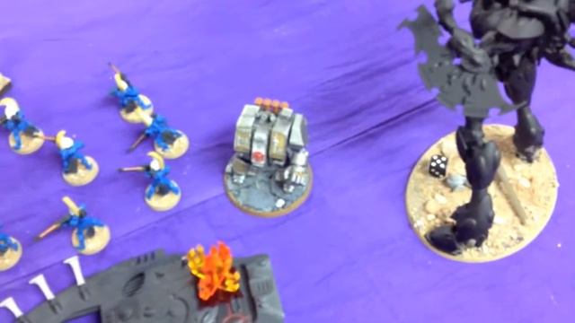 Grey Knights vs Eldar Warhammer 40k Battle Report 1500 points смотреть онлайн