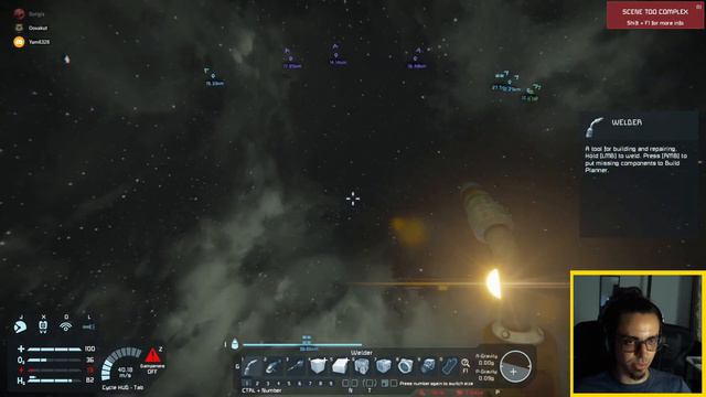 Rescuing my friend from crashing into Mars in Space Engineers смотреть онлайн