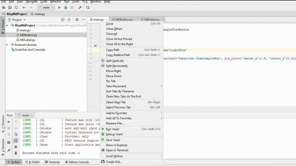 Theme Primary Palette, Hue Theme Color in Kivymd, Mobile App Development  Kivymd Tutorial #3