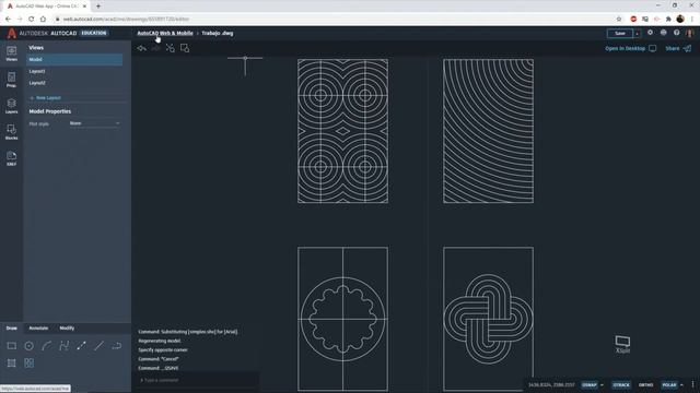 Cómo guardar archivo en AutoCAD Web - Descargar .DWG смотреть онлайн