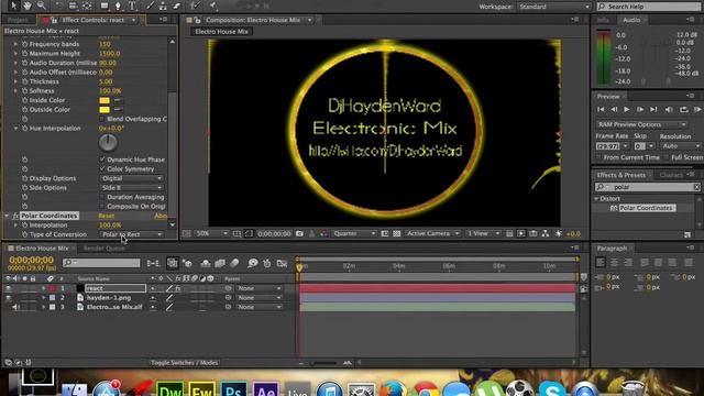 Adobe After Effects Tutorial: Lines That React To Music смотреть онлайн