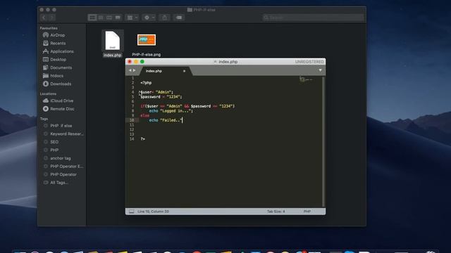 PHP if else example | PHP Conditional Statements | PHP if else html смотреть онлайн