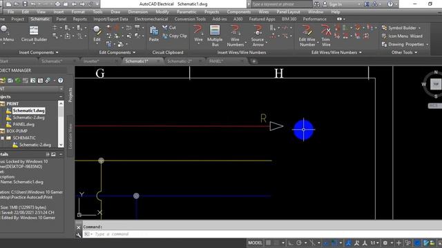 Ký hiệu và cách nối 2 đầu dây trên cùng 1 bản vẽ/cùng 1 dự án bằng phần mềm AutoCAD Electrical смотреть онлайн
