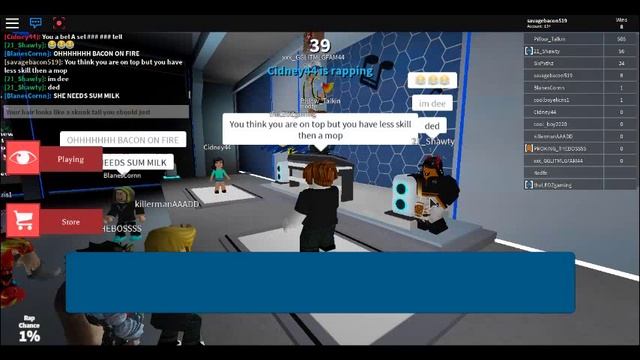 BACON HAIR SHOCKS A WHOLE ROBLOX SERVER ON AUTO RAP BATTLES! смотреть онлайн