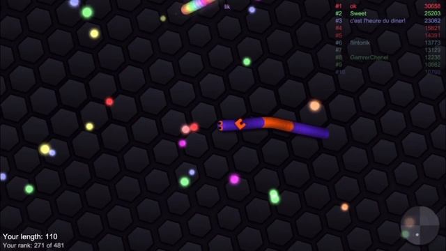 Учимся играть в slither.io или как играть в slither.io смотреть онлайн